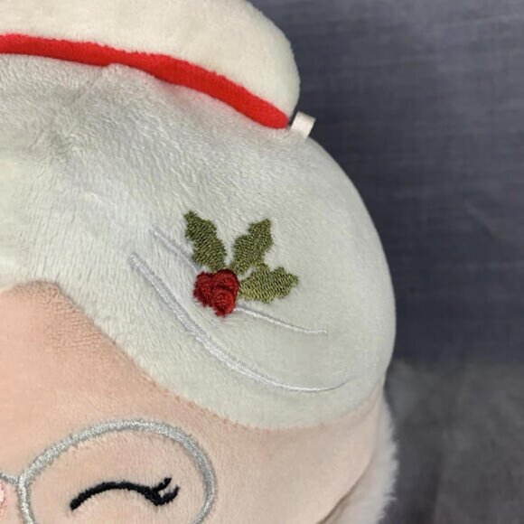 Squishmallow 8Mrs.Santa Claus Nicolette Plush Stuffed Toy Holly Decor 2022 - Picture 4 of 10
